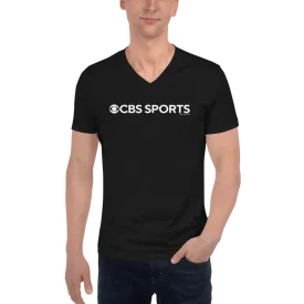 CBS Sports Logo V-Neck Short Sleeve T-Shirt
