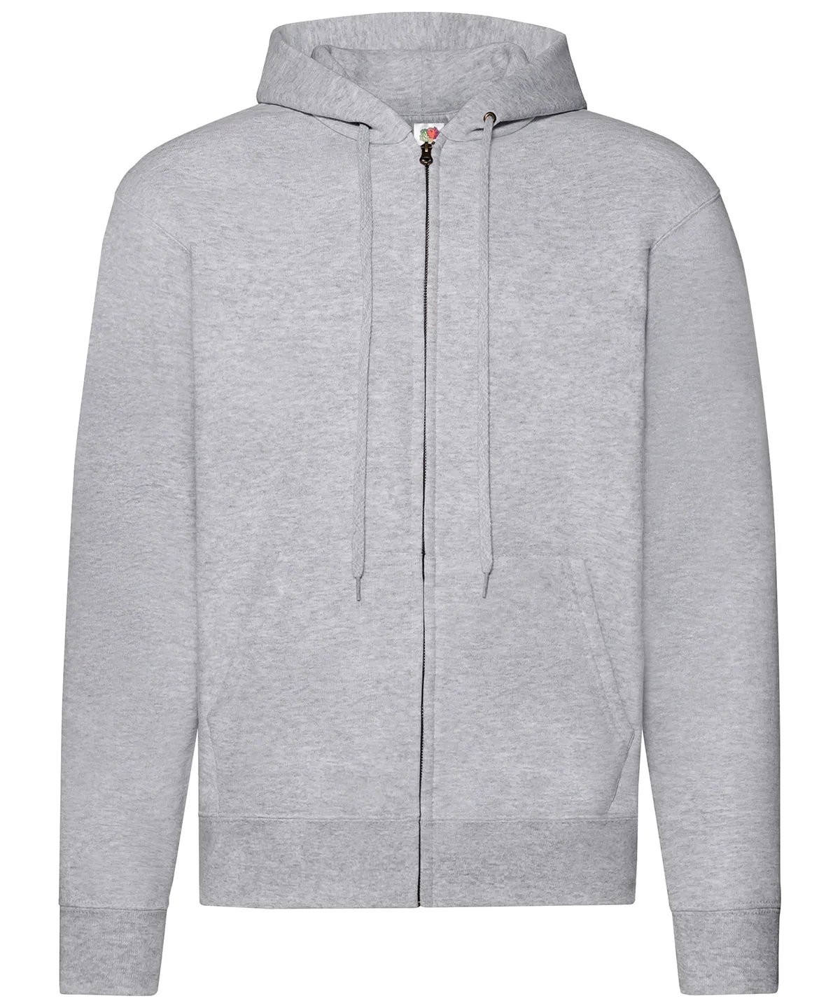 Classic 80/20 hooded sweatshirt jacket | Heather Grey