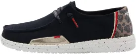 Hey Dude Women's Wendy Linen | Womens Shoes | Womens Lace Up Loafers | Comfortable & Light-Weight