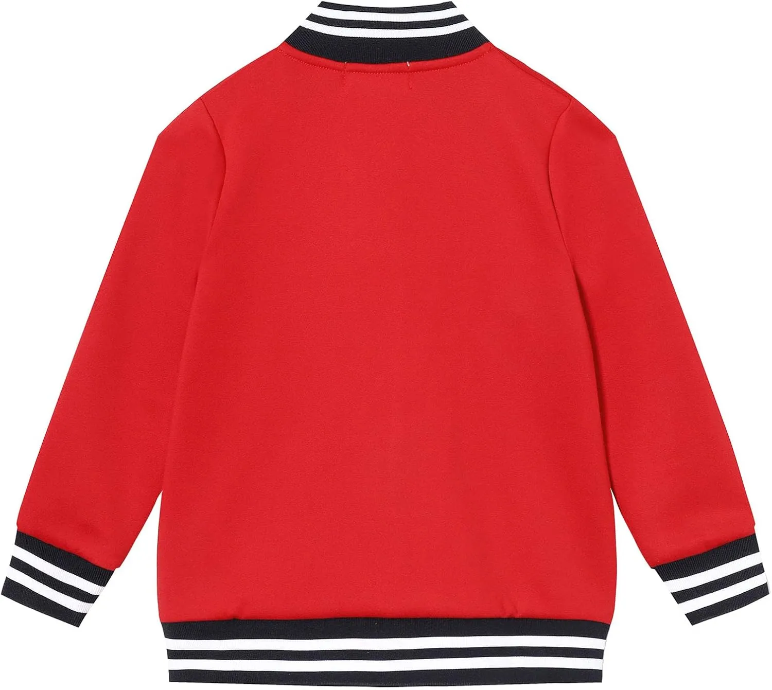 LittleSpring Boys Girls Varsity Baseball Jacket Zip Up Bomber Jacket Thin 2-10Years