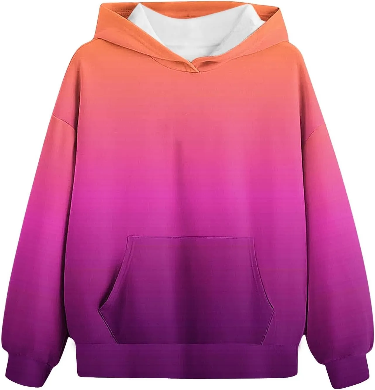LRMQS Hoodies for Teen Girls Cute Trendy Youth Long Sleeve Oversized Hooded Sweatshirts Tween Tops Winter Preppy Clothes