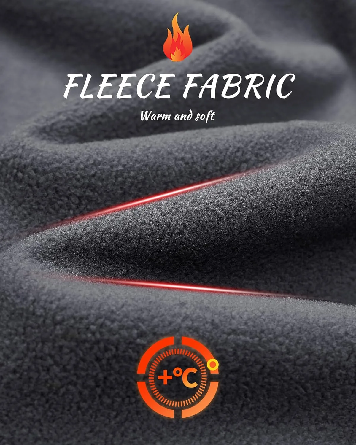 MAGCOMSEN Men's Tactical Jacket Water Resistant 6 Pockets Softshell Fleece Lining Hiking Winter Jacket Windbreaker Outwear