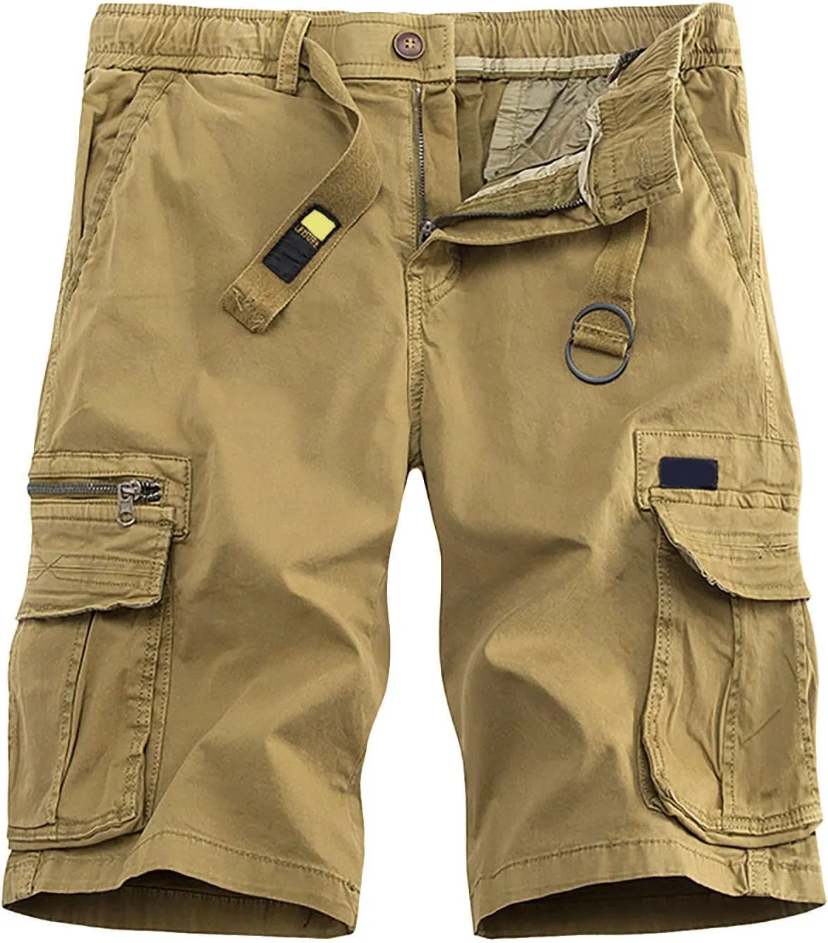 Mens Summer Cargo Shorts Casual Lightweight Outdoor Beach Shorts Loose Fit Walking Big and Tall Pants for Vacation