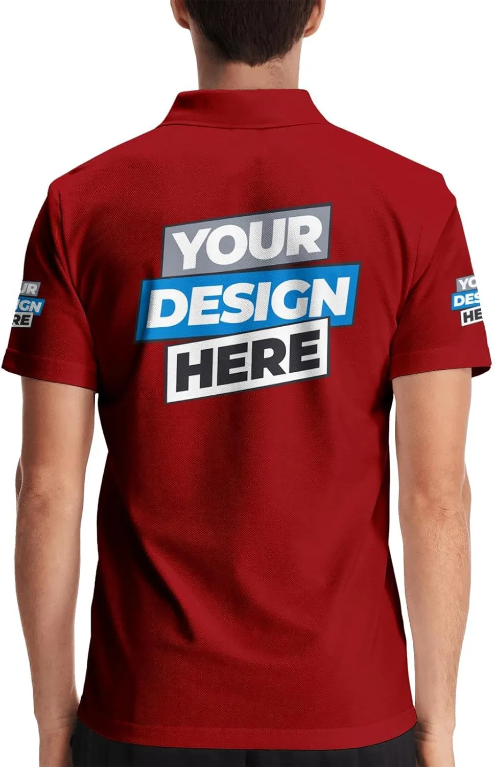 Pranboo Custom Polo Shirt, School Shirt, Golf Polo Shirt, for Business, Casual Wear, and Sports Teams