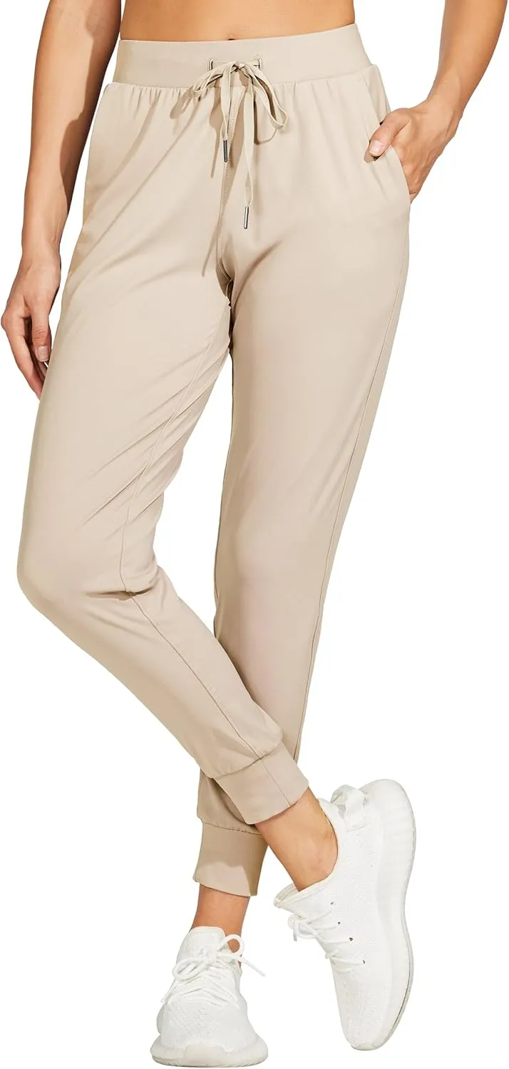 Willit Women's Joggers Pants Lightweight Athletic Sweatpants with Pockets Running Workout Casual Tapered Pants