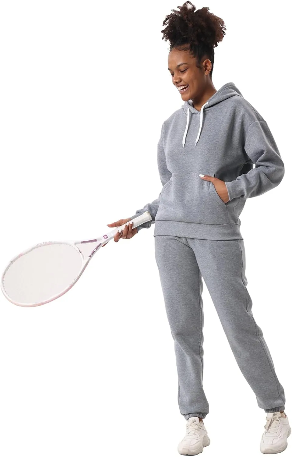 Yasumond Women's Two Piece Outfits Sweatsuit Set Jogging Track Suits Zipper Hoodies & Sweatpants