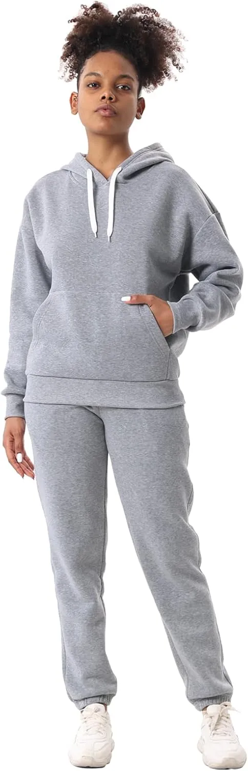 Yasumond Women's Two Piece Outfits Sweatsuit Set Jogging Track Suits Zipper Hoodies & Sweatpants