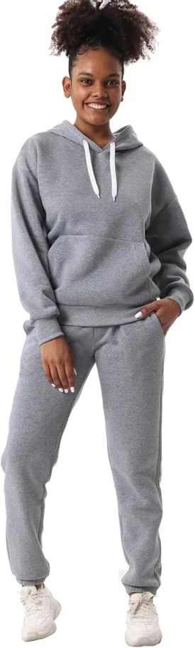 Yasumond Women's Two Piece Outfits Sweatsuit Set Jogging Track Suits Zipper Hoodies & Sweatpants