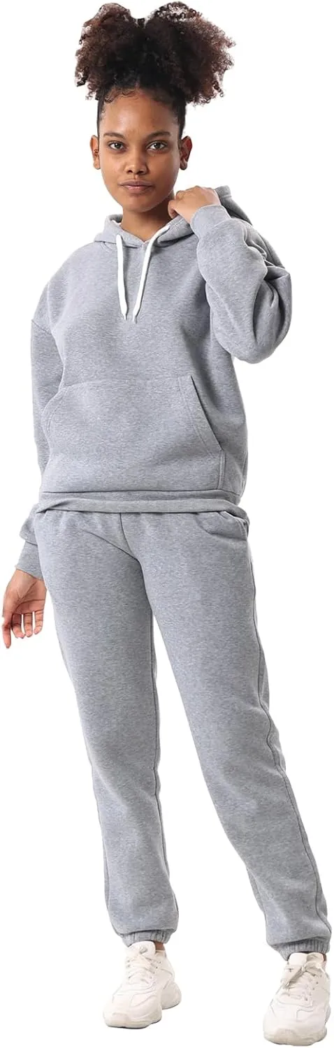 Yasumond Women's Two Piece Outfits Sweatsuit Set Jogging Track Suits Zipper Hoodies & Sweatpants