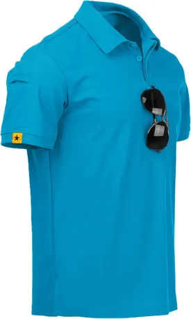 ZITY Mens Polo Shirt Short Sleeve Sports Tactical T-Shirt Athletic Golf Polos Daily Casual Stylish Collared Shirts for Men